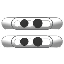 2 Pack Front Camera Privacy Cover, Transparent Material & Perfect Phone Fit ,Adhesive Lens Protector