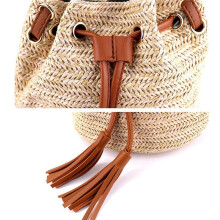 2X Borsa A Tracolla in Tessuto da Donna Borsa da Spiaggia Estiva con Nappe Tessitura Borsa A Tracolla Borsa da Donna in Tessuto Tessuta A Mano