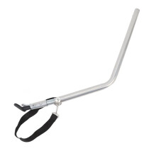 Bike Trailer Tow Bar Bicycle Cargo Trailer Drawbar Steel Tow Arm Replacement 74cm with Safety Strap