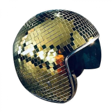 Κράνος Disco Ball με αναδιπλούμενο γείσο για δροσερά στηρίγματα νυχτερινού κ