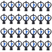 50PCS Αυτόματο εξωτερικό ακροφύσιο πτερωτής πεταλούδας με αυτόματο περιστ