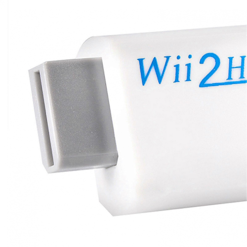Για Wii σε HDMI 720P/1080P Μετατροπέας αναβάθμισης, έξοδος ήχου και βίντεο 3,5 χιλιοσ 1