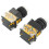 6Pcs 22mm Mount 10A 380V DPST Red Green Momentary Push Button 2