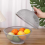 Fruit Fly Proof Fruit Bowl, Large Capacity Mesh Fruit Basket with Lid Cover 4