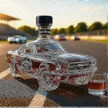 2025 New Whiskey Glass Decanter, Halloween Fun Whiskey Bottle, Home Bar Decoration