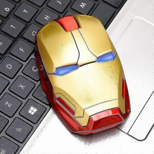 Wireless Mouse Iron Man Mouse Ergonomic 2.4g Portable Computer Click Silent Mouse Optical Mice With Usb Receiver For Notebook Pc Laptop 2