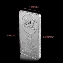 Ράβδος Ασημιού 999, Μεταλλικό, Prospector 1oz