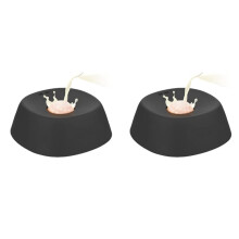 2pc Slow Feeder Dog Bowls for Liquid Treat, [Entertained -in] Bone Broth Dog Lick Bowl, 3/4 Cup Yogurt Pup Lick Toy