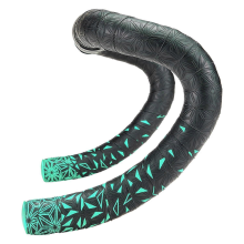 Unisex Adult Super Sticky Handlebar Tape - Star Fade Celeste Design, Black and Celeste Color, Durable Material