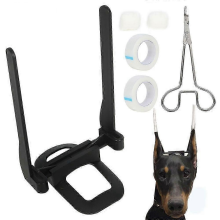 Strumento per l'orecchio del cane, resistente e regolabile, per sostenere le orecchie del Doberman.