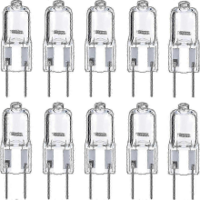 GY6.35 Halogen Bulbs 10 Pack 12V 35W/50W Dimmable T4 JC Landscape Light Beads