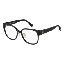 Óculos de Grau Tommy Hilfiger TH 2117/F 54/17/140 Armações de Acetato Pretas FEMININO TH 2117/F