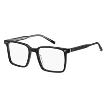Óculos de Grau Tommy Hilfiger TH 2072 53/19/150 Armações de Acetato Pretas MASCULINO TH 2072
