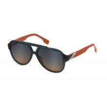 Óculos de Sol Fila SFI459 59/14/145 Verde petróleo transparente Acetato UNISSEX SFI459