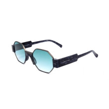 Lunettes de Soleil - ITALIA INDEPENDENT - I I RAYMOND 0816 COMBO - Brush silver-black - Ronde - 52/20/145