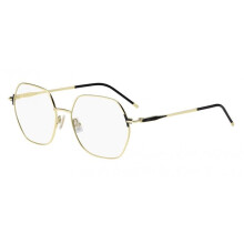 Óculos de Vista Hugo Boss BOSS 1711 55/17/140 Dourado preto 2 Armações de metal MULHER BOSS 1711