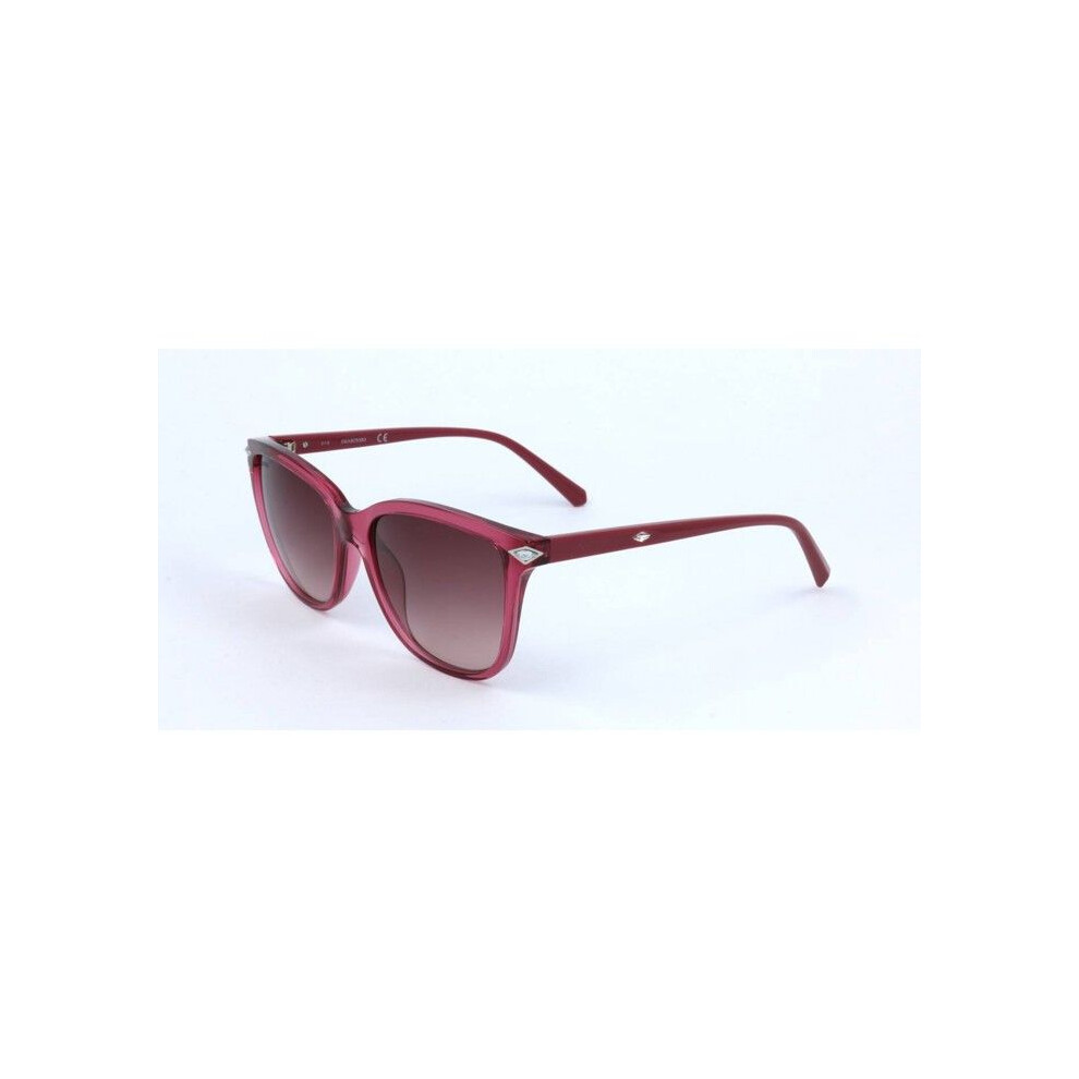 Swarovski Sunglasses Sk0192 55/17/140 Shiny Pink Injected Woman Sk0192