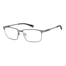 Occhiali da Vista Polaroid PLD D570/G 54/16/145 Metallo opaco scuro rutenio montature UOMO PLD D570/G