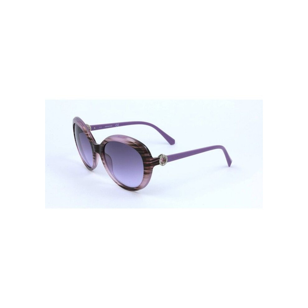 Swarovski Sk0204 Sunglasses 58/19/140 Purple Injected Woman Sk0204