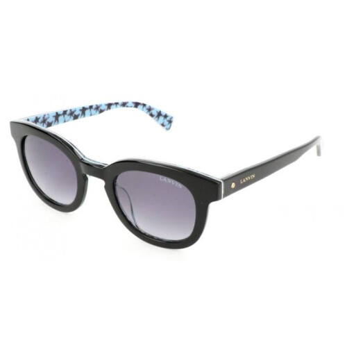 Lanvin Sunglasses - LANVIN - SLN722V - Acetate - Black shiny pattern - 47/24/140