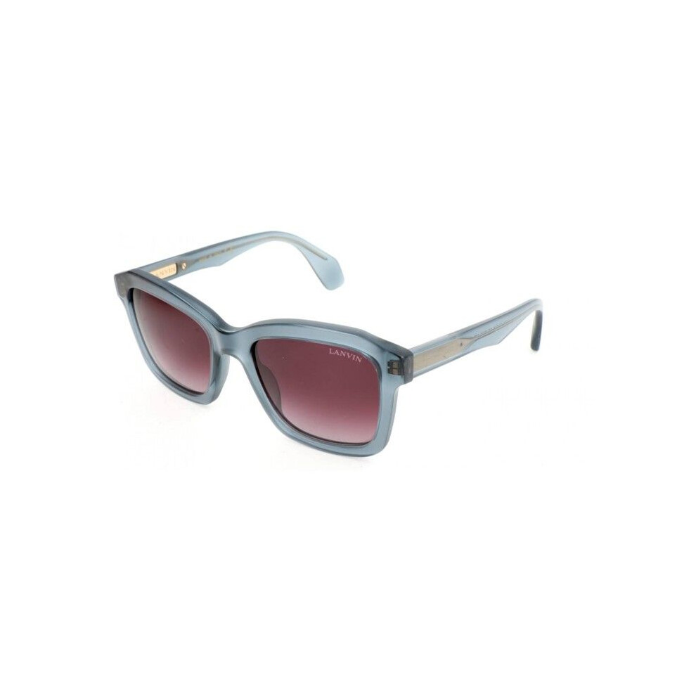 Lanvin Sln725 Sunglasses 52/19/140 Shiny Green Water Acetate Woman Sln725