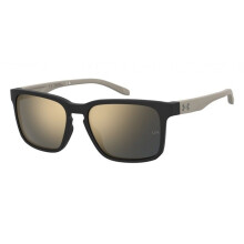 Óculos de Sol Under Armour UA ASSIST 2 57/17/140 Preto fosco bege Armações de poliéster HOMEM UA ASSIST 2