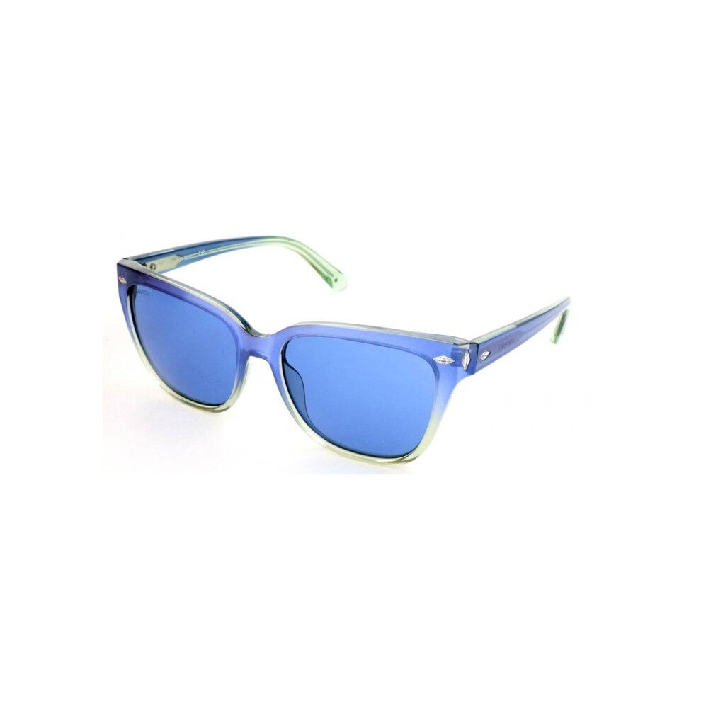Swarovski Sk0175 55/17/140 Blue Injected Sunglasses Woman Sk0175