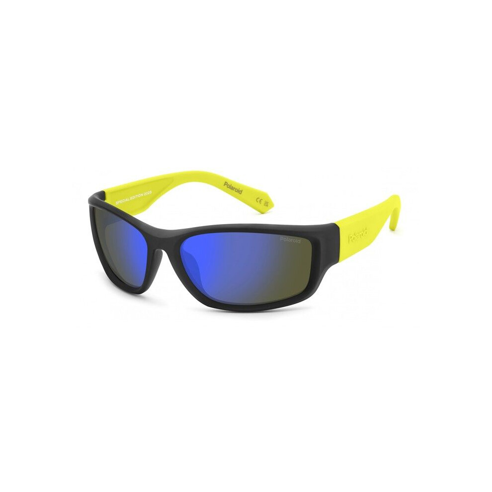 Polaroid Sunglasses Pld 2166/Atp/S 62/17/130 Black Yellow Rubber Frames Man Pld 2166/Atp/S