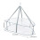 1St Draagbare Vouwbare Kledinghanger Met Zachte Wit 2
