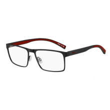 Óculos de Grau Hugo HG 1372 56/16/145 Metal preto fosco Armações MASCULINO HG 1372