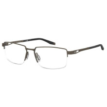 Óculos de Grau Under Armour UA 5078/G 58/16/150 Cinza Marrom Armações de Metal MASCULINO UA 5078/G