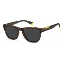 Occhiali da sole Polaroid PLD 2168/S 54/18/145 montatura in policarbonato marrone havana opaco giallo UOMO PLD 2168/S