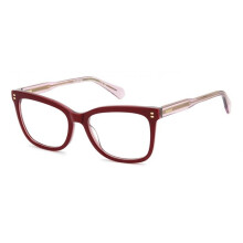 Occhiali da Vista Polaroid PLD D586 54/17/145 Montatura in Acetato Rossa DONNA PLD D586
