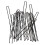 100 Pezzi La Donna 7 cm Lungo Metallo Nero DIY Chignon Pin 2