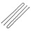 100 Pezzi La Donna 7 cm Lungo Metallo Nero DIY Chignon Pin 3