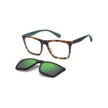 Óculos de Vista Polaroid PLD D591/C 55/17/145 Armações de Poliamida Preto Fosco Verde Havana HOMEM PLD D591/C