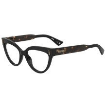 Óculos de Grau Moschino MOS661 53/17/140 Havana preto Armações de acetato MULHER MOS661