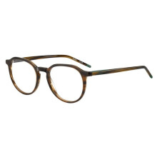 Óculos de Grau Hugo HG 1403 50/19/145 Marrom chifre Armações de Acetato MASCULINO HG 1403