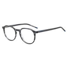 Óculos de Grau Hugo HG 1403 50/19/145 Chifre cinza Armações de acetato MASCULINO HG 1403