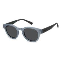 Lunettes de soleil - POLAROID KIDS - PLD 8072/S - Enfant (Garçon) - Monture polycarbonate bleue - Verres bleus