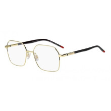 Óculos de Grau Hugo HG 1382 54/16/140 Dourado preto 2 Armações de metal MULHER HG 1382