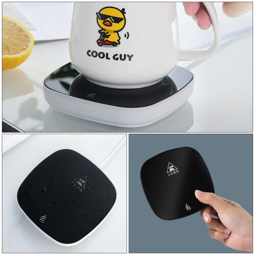 1St Compact USB Kopjeswarmer Elektrische Drinkverwarming Zwart 2