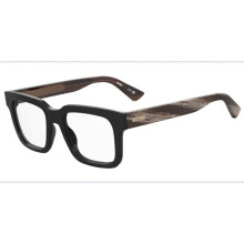 Óculos de Grau Moschino MOS659 51/19/145 Preto chifre Armações de Acetato HOMEM MOS659