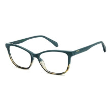 Occhiali da Vista Polaroid PLD D597 55/16/140 Teal havana montatura in poliammide DONNA PLD D597