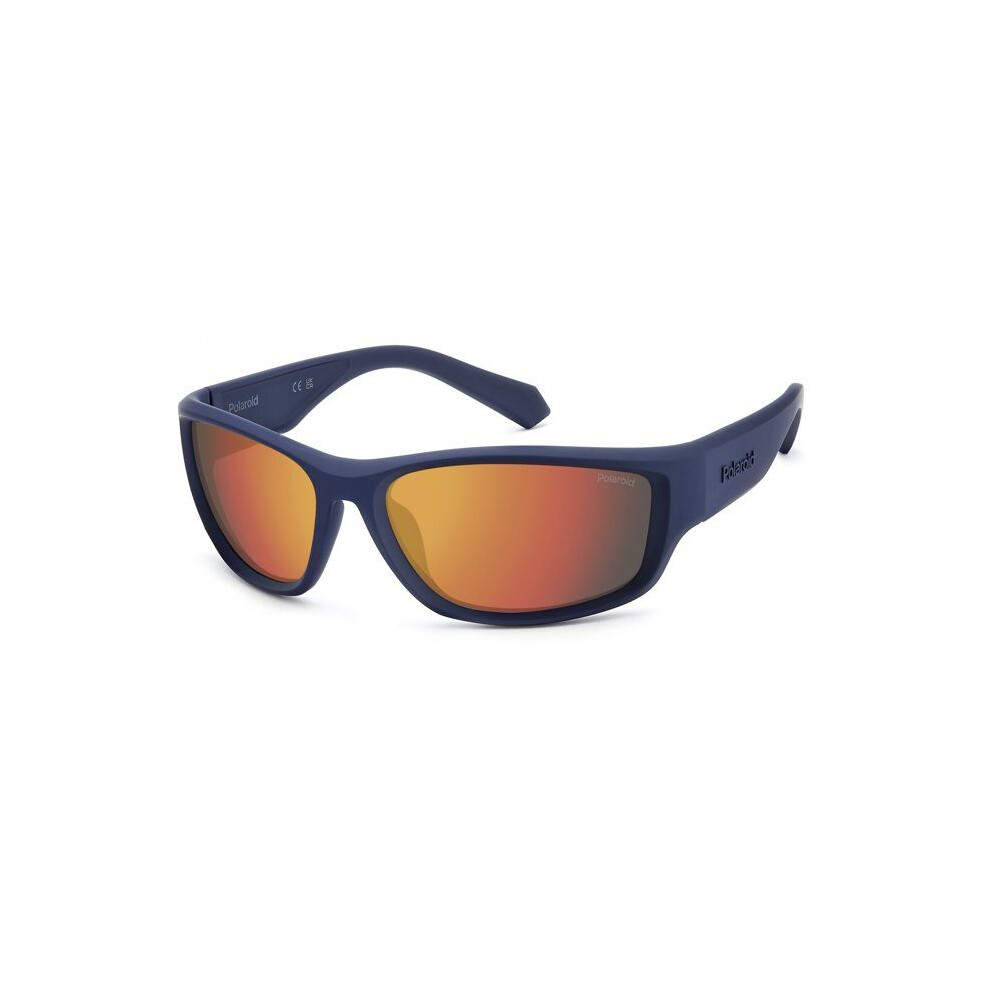 Polaroid Sunglasses Pld 2166/S 62/17/130 Matte Blue Red Rubber Frames Man Pld 2166/S