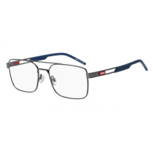 Óculos de Grau Hugo HG 1388 55/18/145 Metal mate escuro rutenio armações MASCULINO HG 1388
