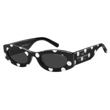 Zonnebril Marc Jacobs MARC 858/G/S 51/23/140 Zwart wit Acetaat monturen VROUW MARC 858/G/S