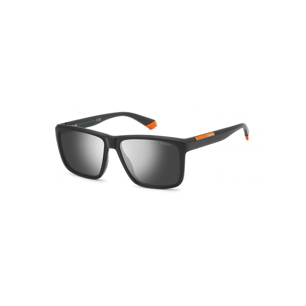 Polaroid Sunglasses Pld 2164/S 58/15/145 Matte Black Orange Polycarbonate Frames Man Pld 2164/S