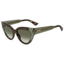 Gafas de Sol Moschino MOS208/S 56/17/140 Havana verde Montura de acetato MUJER MOS208/S