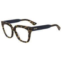Moschino MOS660 54/15/140 Havana blaue Acetatrahmen Damen MOS660